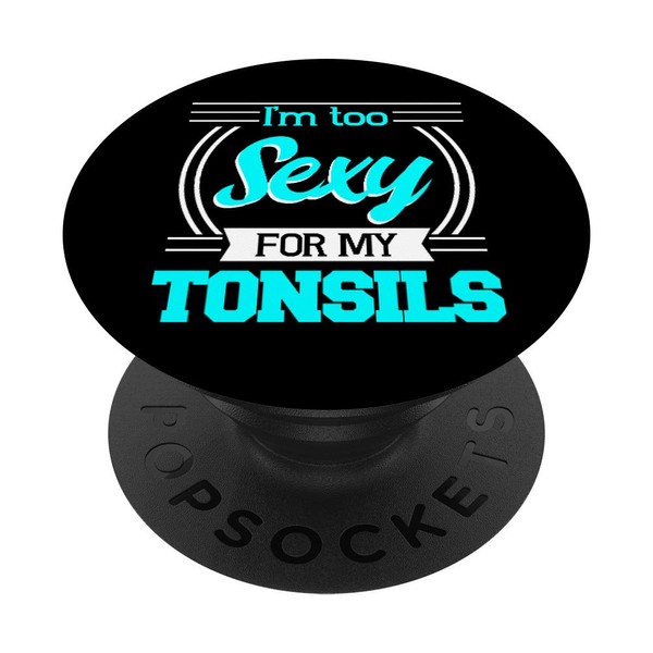 Tonsil Surgery Removal Tonsillectomy Get Well Recovery Gift PopSockets PopGrip: