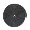 Solid Braid Nylon Rope (1/4 Inch, Black, 100 Feet)