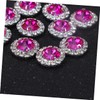 Operitacx 3sets Rhinestones Craft Crystals DIY Wedding Decorations Flatback Rhinestones