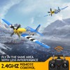 P51D RC Plane 4CH 2.4GHz RTF Remote Control Airplane P-51