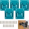 5 Pieces Tool Holder, Rozlchar Drill Holder Wall Mount Compatible