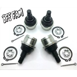BFE (4) 4130 Chromoly Upper / Lower Ball Joints Joint Honda Rincon TRX 650 680