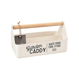 Garden Essentials Burgon & Ball Garden Caddy with Beech Wood Handle, Stone