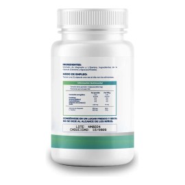 L- Teanina Y Glicinato De Magnesio 500 Mg - 100 Cápsulas Sabor Sin Sabor