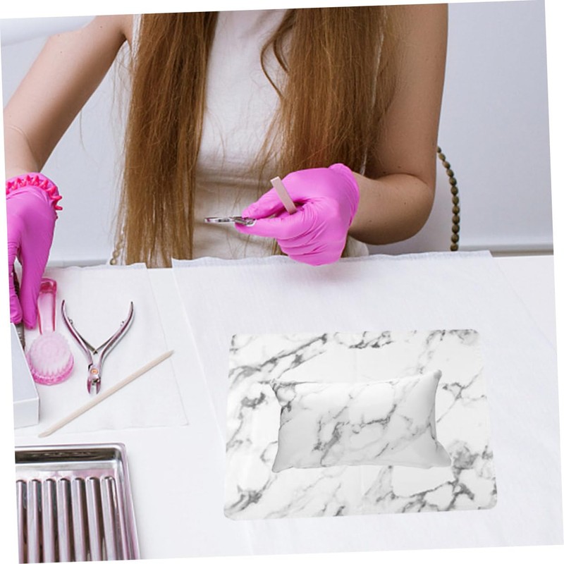 IWOWHERO Manicure Hand Pillow Armrest Nail Art Stand Leather Nail