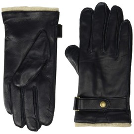 SIKU MEN'S LEATHER DRIVER GLOVE CASHMERE LINED - M