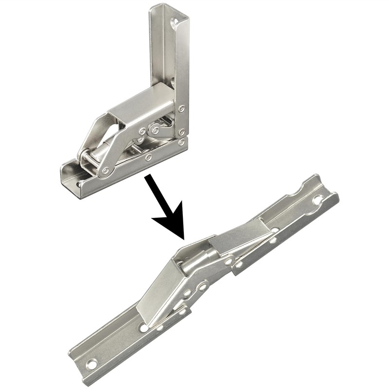 4 PCS 90-Degree Foldable Hinges for Cabinets