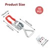 Pack of 10 Adjustable Toggle Clamps, Lock Lever Lock Tension
