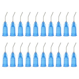 PATIKIL Blunt Tip Dispensing Needles with Bent Blunt Needle, 200 Pcs 0.5 Inch 22G Industrial Liquid Dispenser Needle with Lure Lock for Refilling Liquid Ink