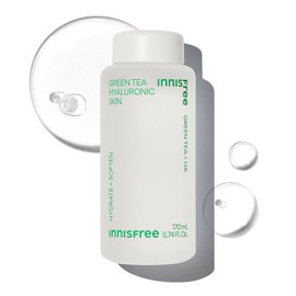 Innisfree Green Tea Hyaluronic Acid Skin / Hypoallergenic Skin Quick Drying 170ml, 1 unit / 이니스프리 그린티 히알루론산 스킨 / 저자극 수부지 속건조 170ml, 1개