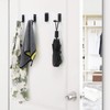 Allinside Coat Hooks, 4 Foldable Metal Coat Hooks, Modern Coat
