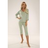 Selente Sweet Dreams Modern Pyjamas (Made in EU), Pistachio capri