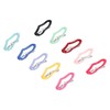 50 Pcs Little Pet Hair Clips Mini Peach Heart Hairpin