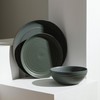 Stone Lain Elio 4-Piece Dinner Plate Set Stoneware, Green