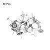 sourcing map 50Pcs Upholstery Tacks, 11mmx13mm Flat Head Decorative Furniture