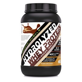 Amazing Muscle Ultra Pure Hydrolyzed Whey Protein Isolate * Supports Lean Muscle Growth & Rapid Recovery (Chocolate)
