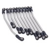 10Pcs Stainless Steel Link Rod Linkage 313mm Wheelbase for Axial