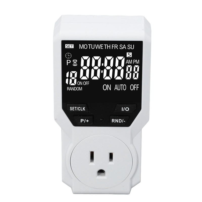 Outlet Timer Large VA Screen Multi Functional Countdown Short Cycle