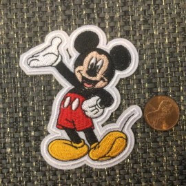 Unbranded Mickey Mouse Club Yellow Shoes 1956  Iron  on patch 3” x 2.5"