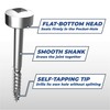 Kreg SPS-C1-500 Zinc Pocket Screws, 1-Inch, #7 Coarse Thread, Pan