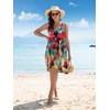 BELAROI Women Plus Size Sundress Summer Casual Sleeveless Tshirt Dress