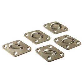 Sunload Eye Plate Diamond V4 A Rust-Proof Stainless Steel Pack of 5), 59 mm