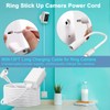 2-Pack Ring Stick up Camera Power Cord Compatible with Ring
