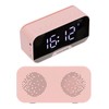 D‑88 Multifunctional Bluetooth Clock Speaker Portable Dual Alarm Clock Function