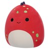 Squishmallows Original 7.5 Inch Dolan the Red Dino