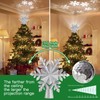 Avoalre Christmas Tree Topper Projector Light Star Tree Topper for