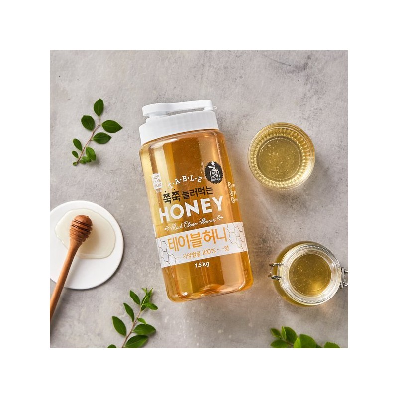 Nokchawon 녹차원 테이블허니1.5kg Green Tea Table Honey 1.5kg