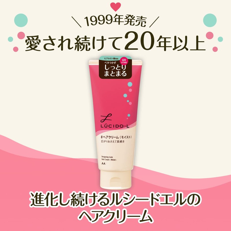 Lucido-L Designing Tube #Hair Cream (Moist) Set, 5.3 oz (150