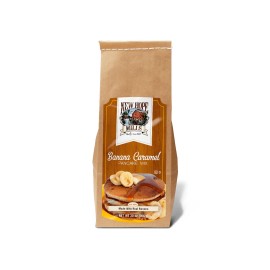 New Hope Mills Banana Caramel Pancake Mix (2) 20 oz Packages Free Shipping