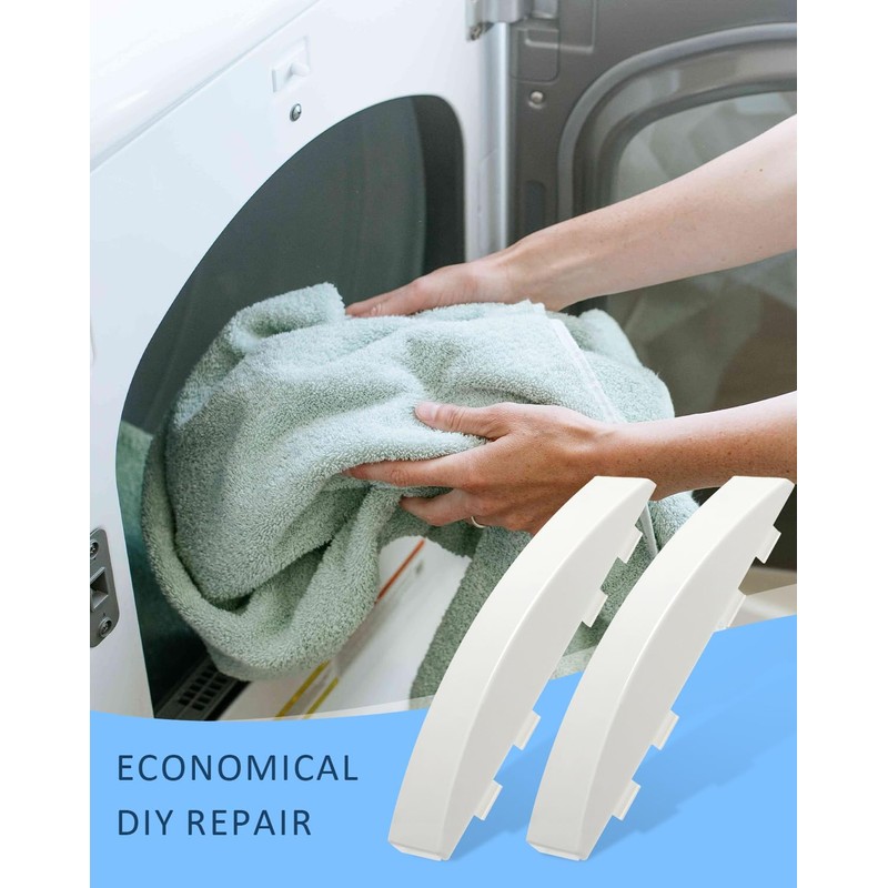 2 Pack Dryer Door Handle Replacement for GE GUD27ESSMWW GUD27ESSM1WW