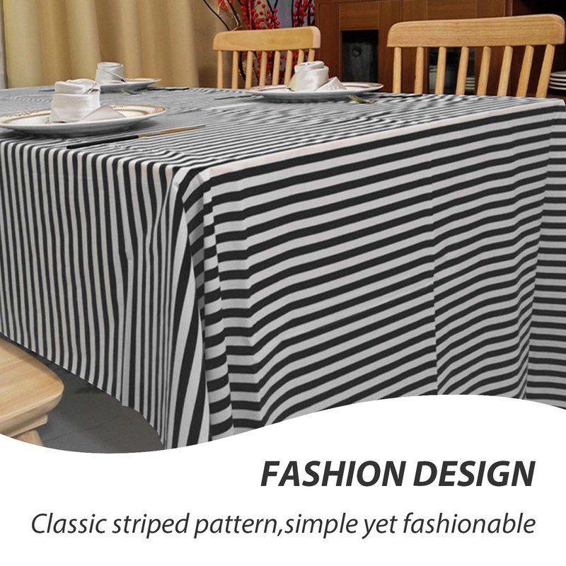 WUFGWBD 2 Striped Tablecloths, Table Decoration Tablecloths, Wedding Decoration Tablecloths,