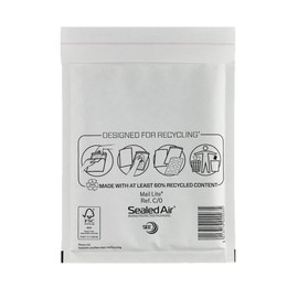 TRENDWEARZ Size C/0 150x210mm Sealed Air Padded Mailers Envelopes Genuine Mail Lite Bubble Lined Peal and Seal Envelope Bags Pack of 20