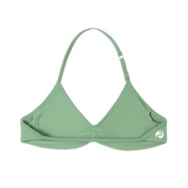 AUROLA Influence Adjustable Strappy Sports Bras for Women,Low Support Seamless Backless Padded Straps Impact Yoga Gym Workout Bra,Mineral Green,M