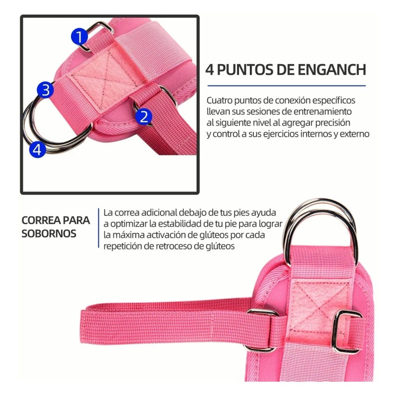 Grilletes Gym Mujer Muñequeras Gym Pesas Para Tobillos 2pz