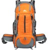 Loowoko 50L Hiking Backpack with Rain Cover - Lightweight &