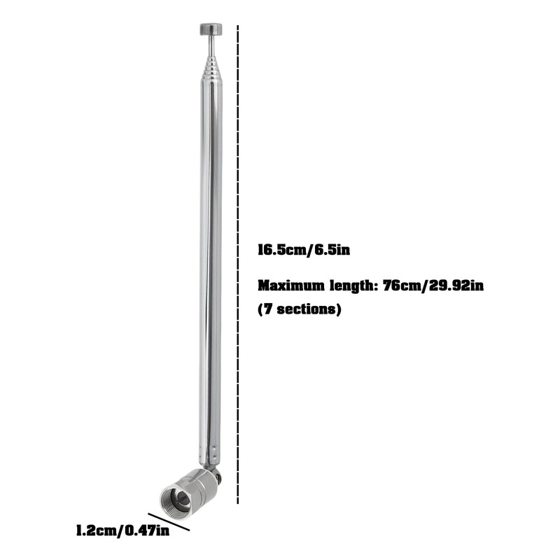 VGOL 2PCS Radio Aerial Replacement 76cm Compatible with Pure DAB