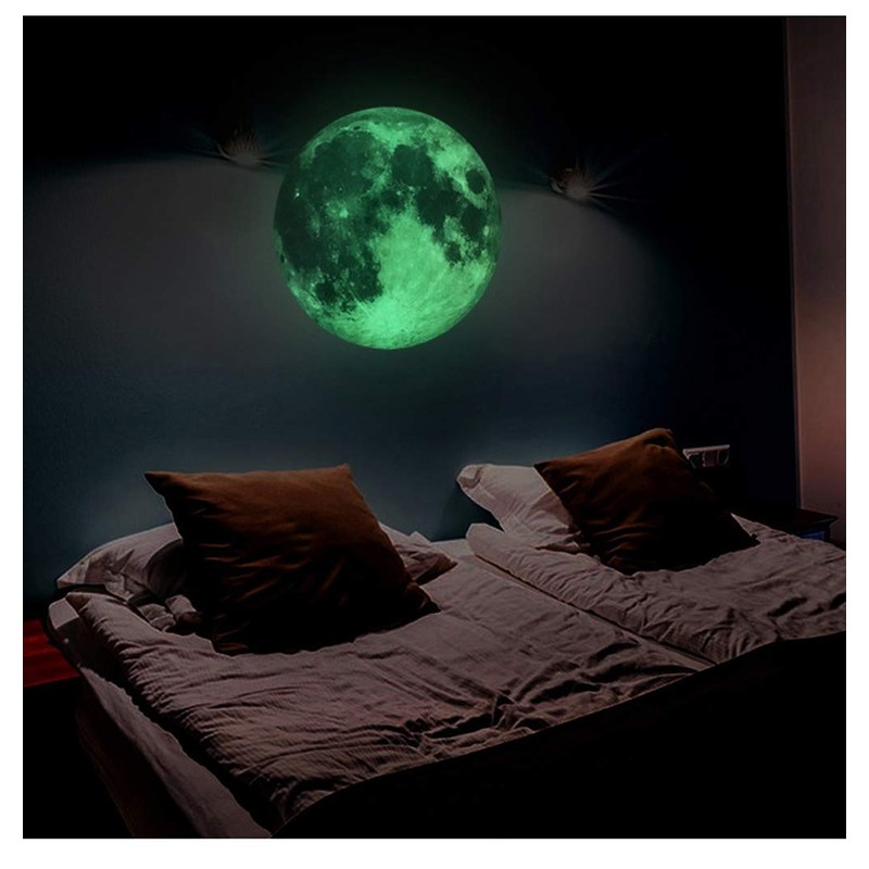 Olive-G Wall Sticker Wall Sticker Wall Decor Waterproof Moon Space