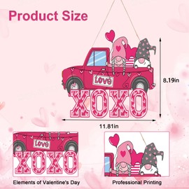 Decoración para colgar en la puerta de papel con flores de San Valentín (amor)