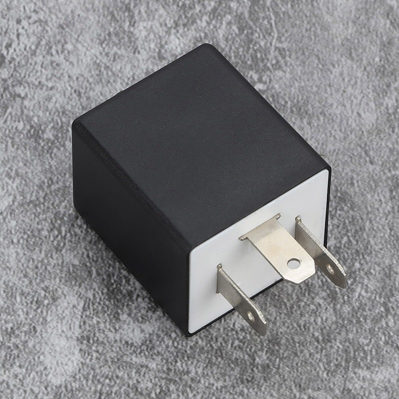 Ejoyous Flasher Relay, 12V 3‑PIN Adjustable LED Flasher Relay Turn
