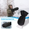 Ice Scraper Mitten for Windscreen,Snow Scraper with Warming Soft Lined