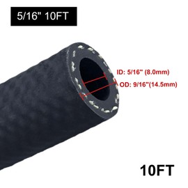 VehiMata 5/16 Marine Fuel Line Hose Type A1-15 Rubber 10FT SAE J1527