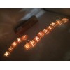 Comecializadora Sesuconsa Cajita Madera Led Bateria Guirnalda Luces Feliz Navidad