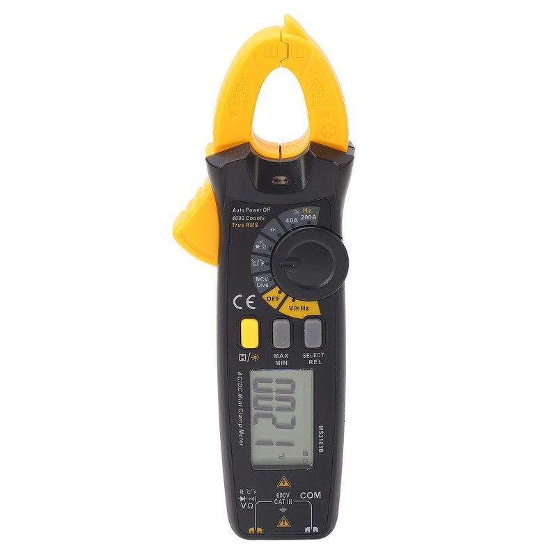 Clamp Meter High Accuracy 4000 Counts Multifunctional Multimeter for Home