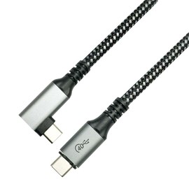 Lumen 40Gbps USB4 Type-C to Type C Cable 100w 1m Single L Shape U4-100WCC10L