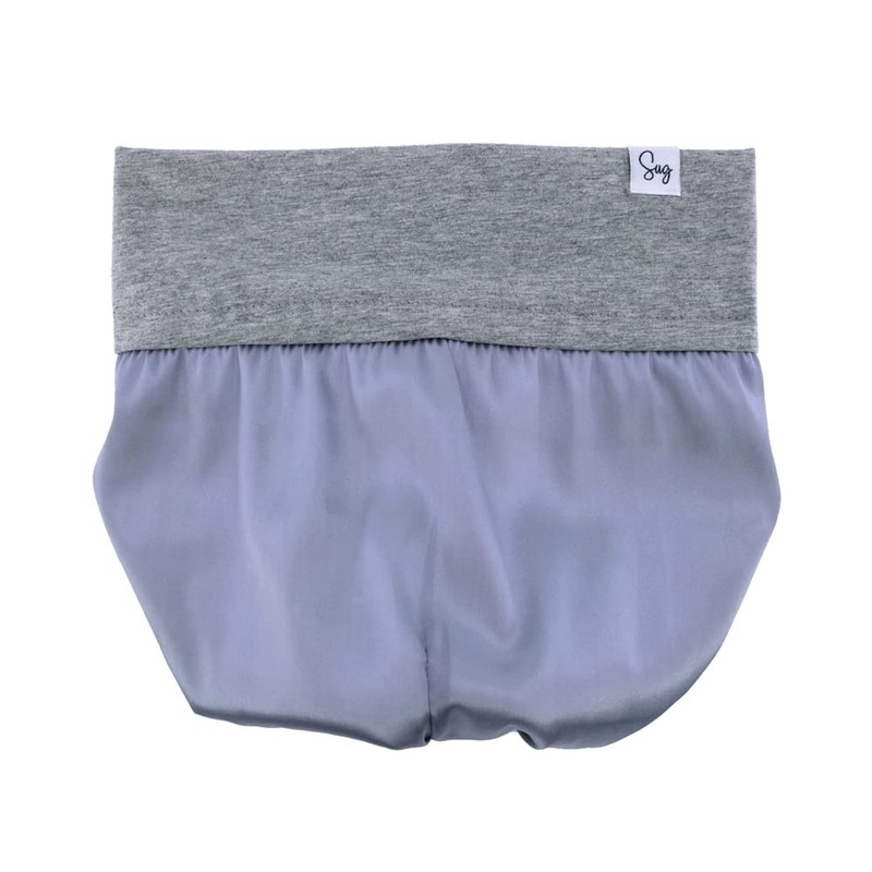 Gorro de punto con forro de satén sedoso para recién