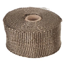 Heat Insulating Fireproof Tape Fireproof Pipe Wrap Anti Scalding Chimney Ribbon Stove Flue Protector Pipe Insulation Webbing with 2 Clamps